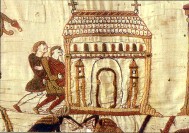 Bosham church on Bayeux tapestry (15K)